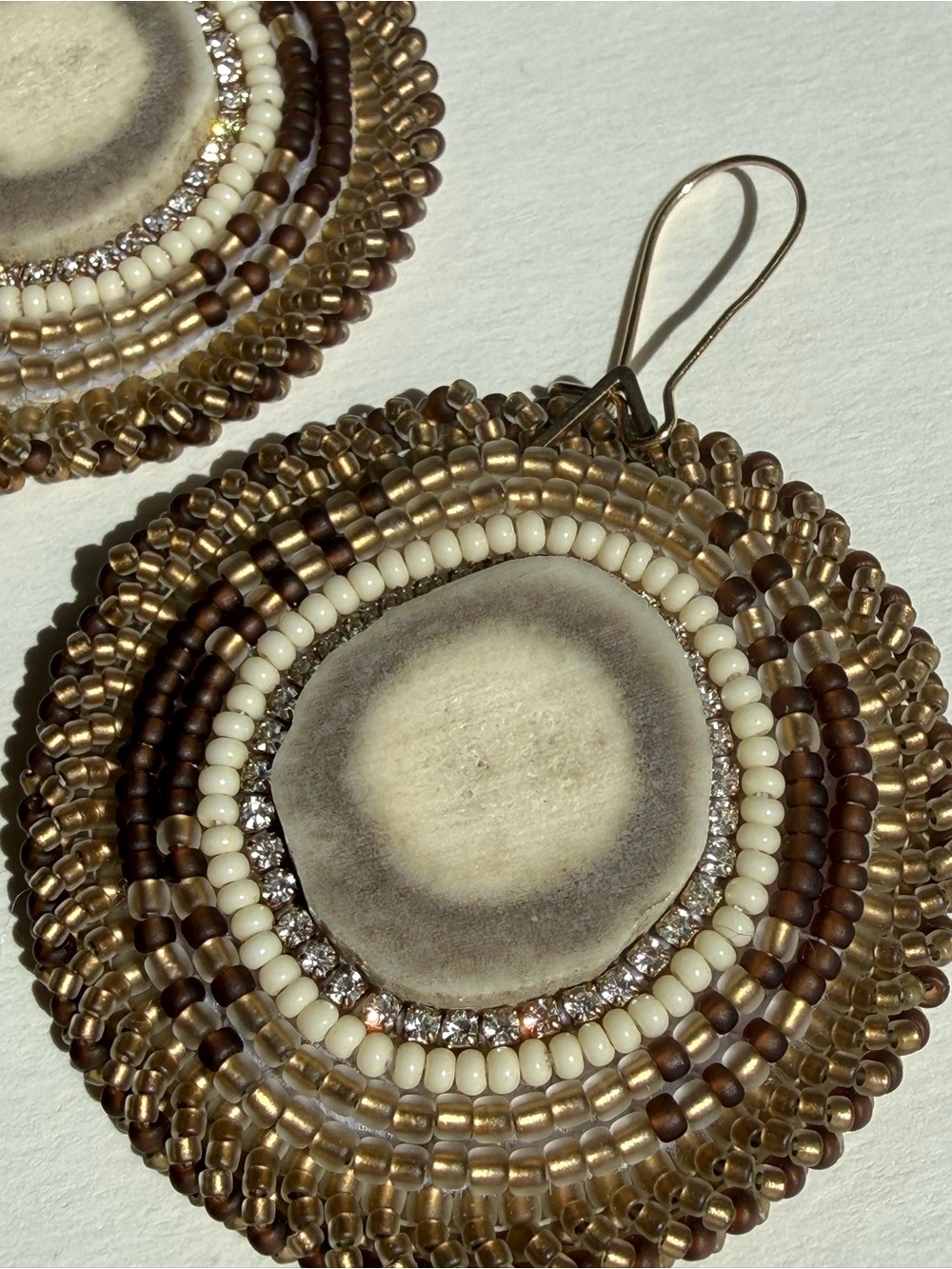 Beaded earrings - local Indigenous artist